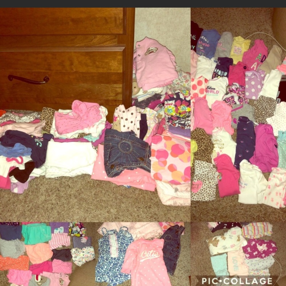 0-3, 3, & 3-6M Carter’s Girl Clothes!